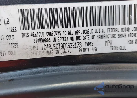 2014 Jeep Grand Cherokee Overland from USA, damaged, VIN 1C4RJECT8EC532173